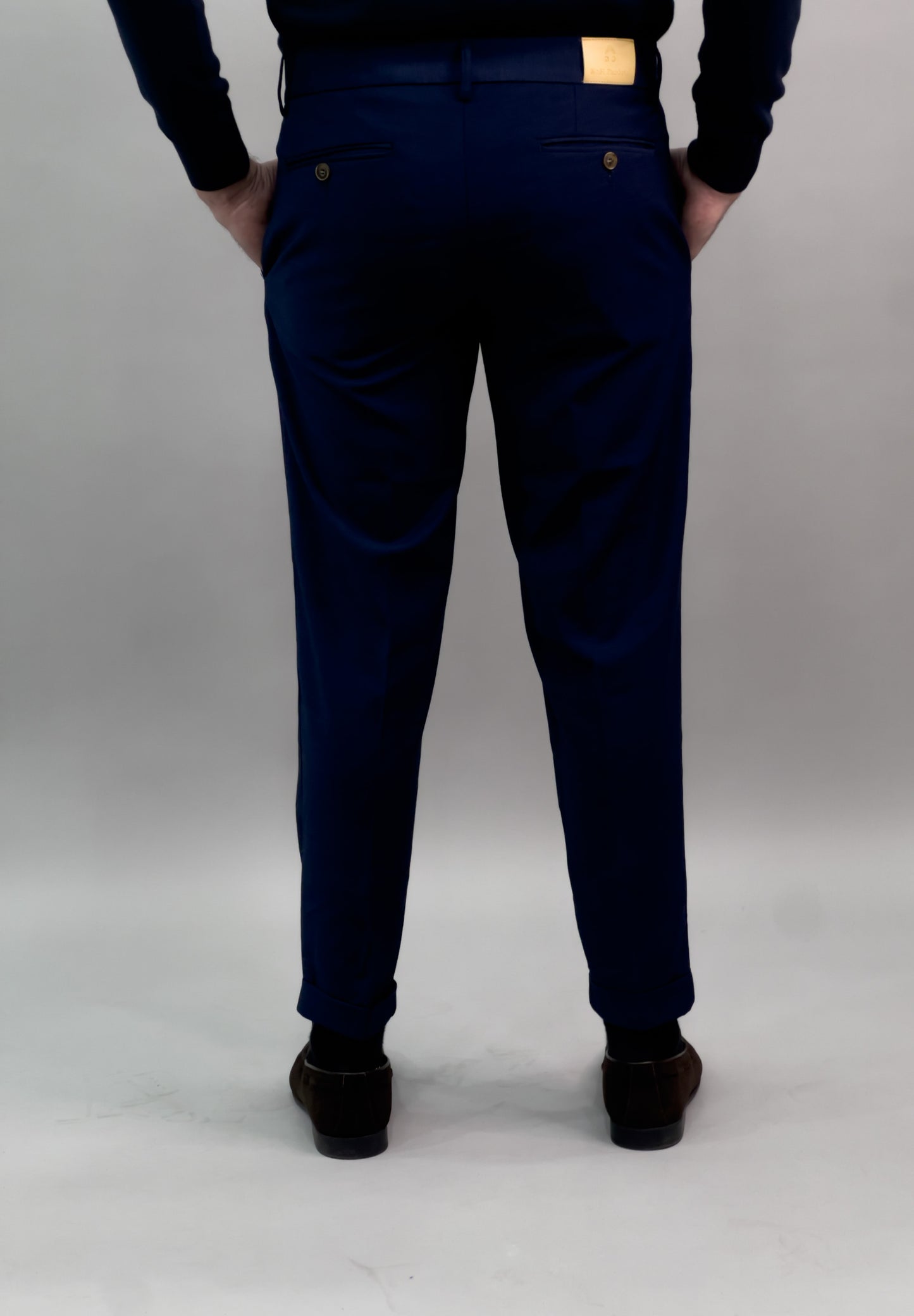 PANTALONE NOËL MICROFANTASIA BLU ROYAL