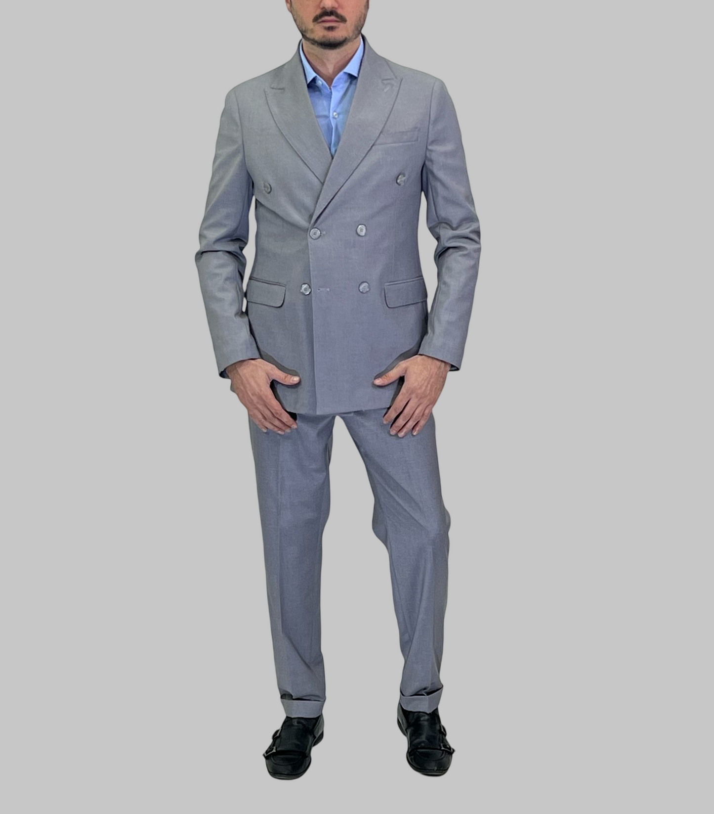 ABITO DOPPIOPETTO GRIGIO