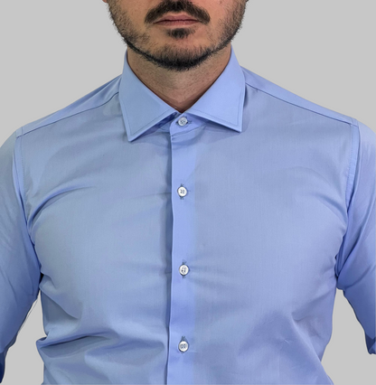 CAMICIA CELESTE